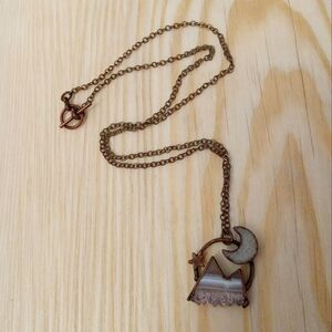 Geode Mountain Necklace